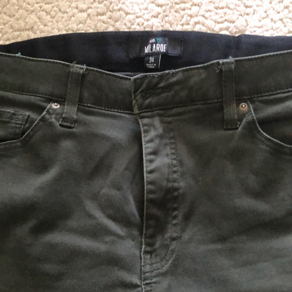 Olive lularoe skinny denim